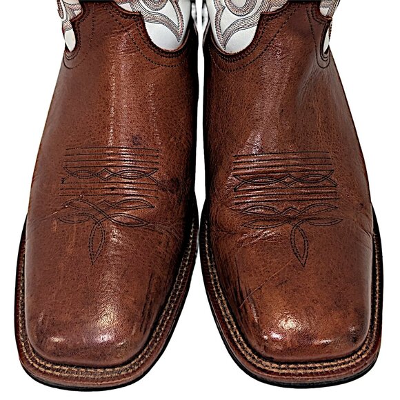 Laredo 7891 Men's Lodi Collection Stockman Boot with Redwood Cowhide Size 13D - Picture 2 of 10